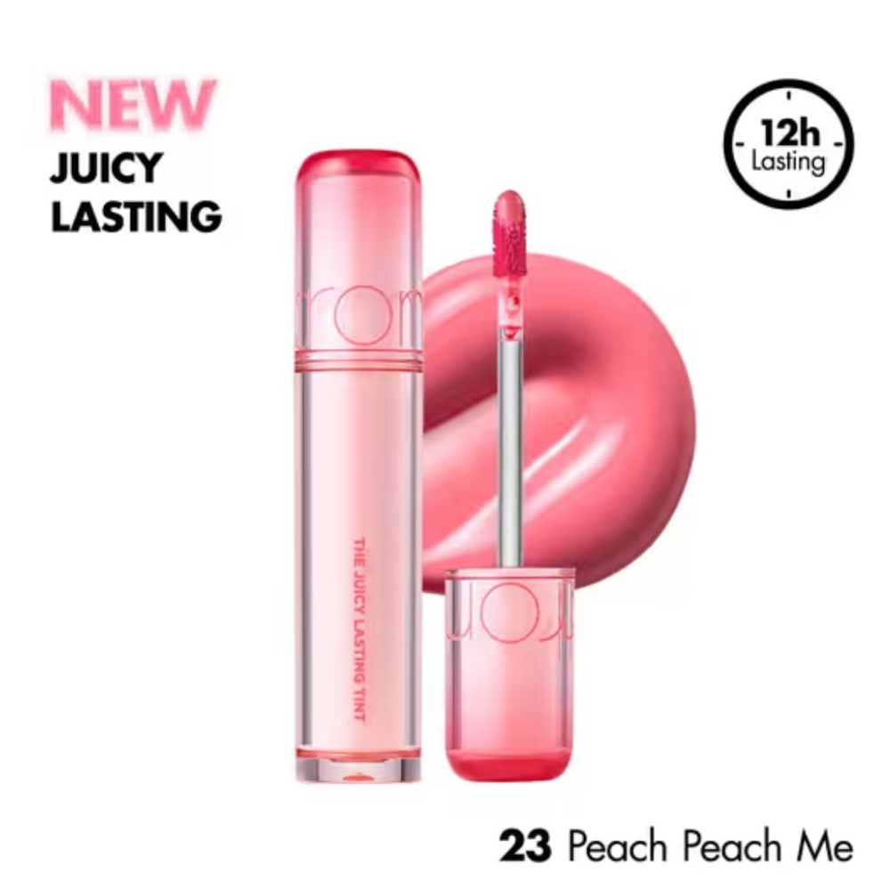 Rom&nd The Juicy Lasting Lip Tint - 23 Peach Peach Me - BRAND NEW IN BOX